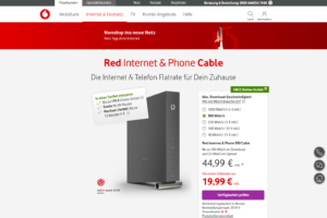 Vodafone Red Internet & Phone Cable